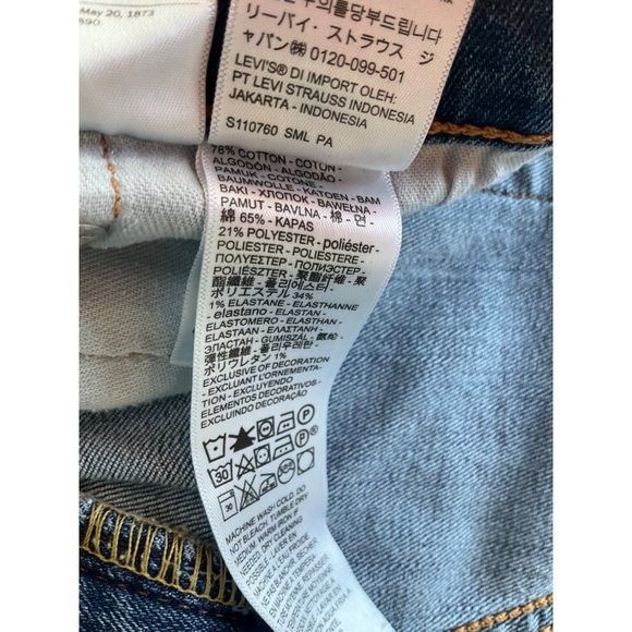 Levi's Men's 541 Sz 42 straight leg Denim Jeans Medium wash Stretch Short - Picture 6 of 11